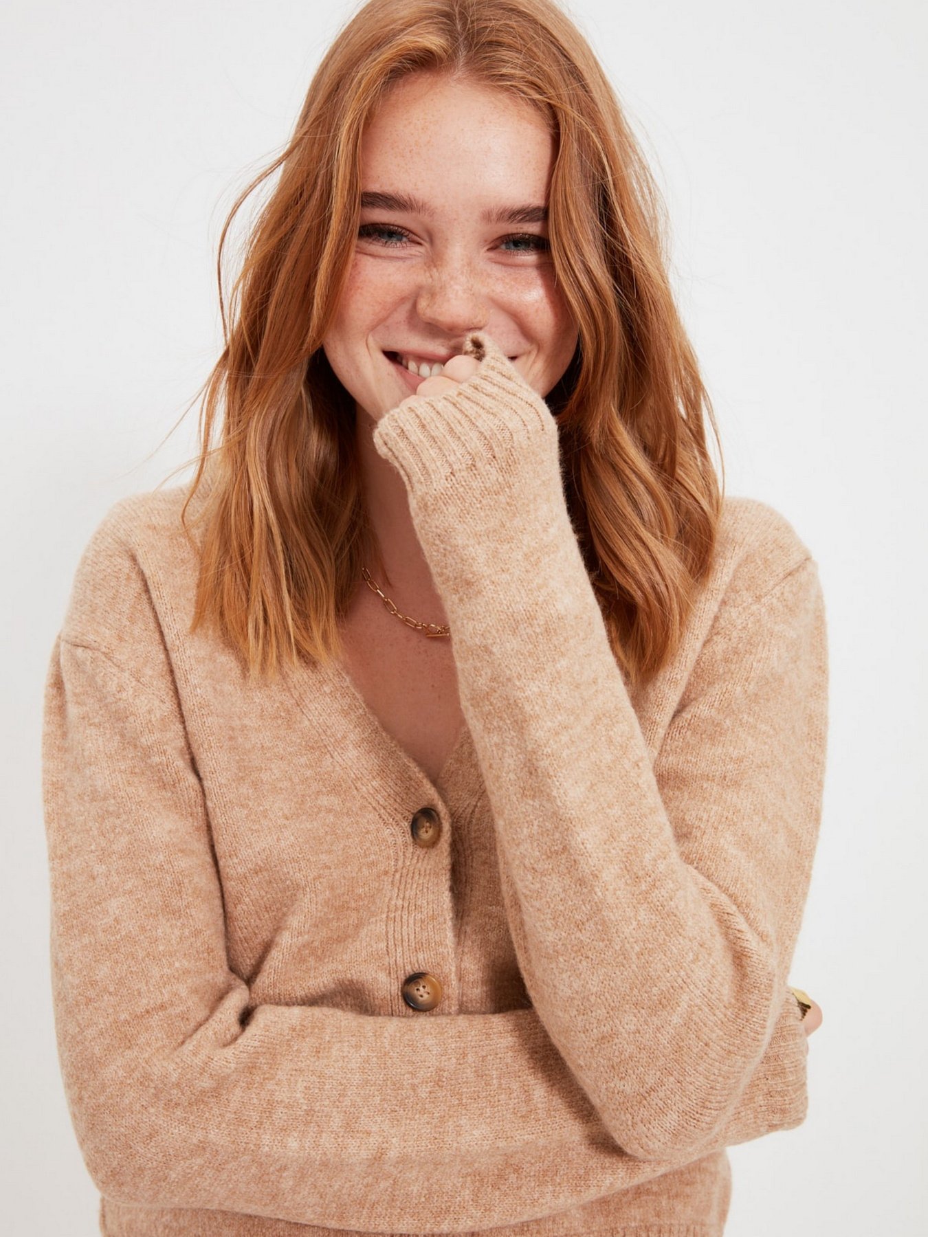 Кардиган Trendyol модель TWOAW22KZ0779/Camel Фото