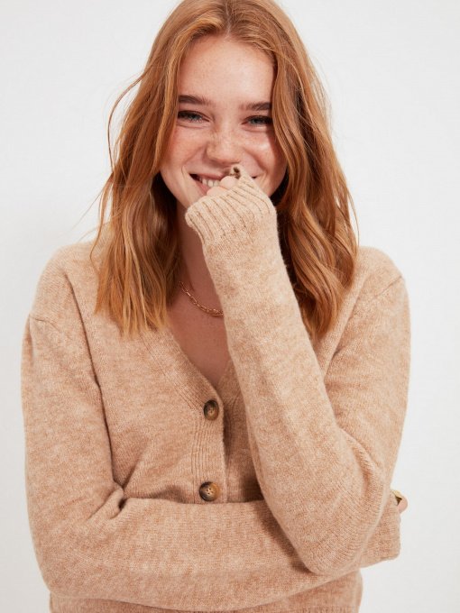 Кардиган Trendyol модель TWOAW22KZ0779/Camel Фото