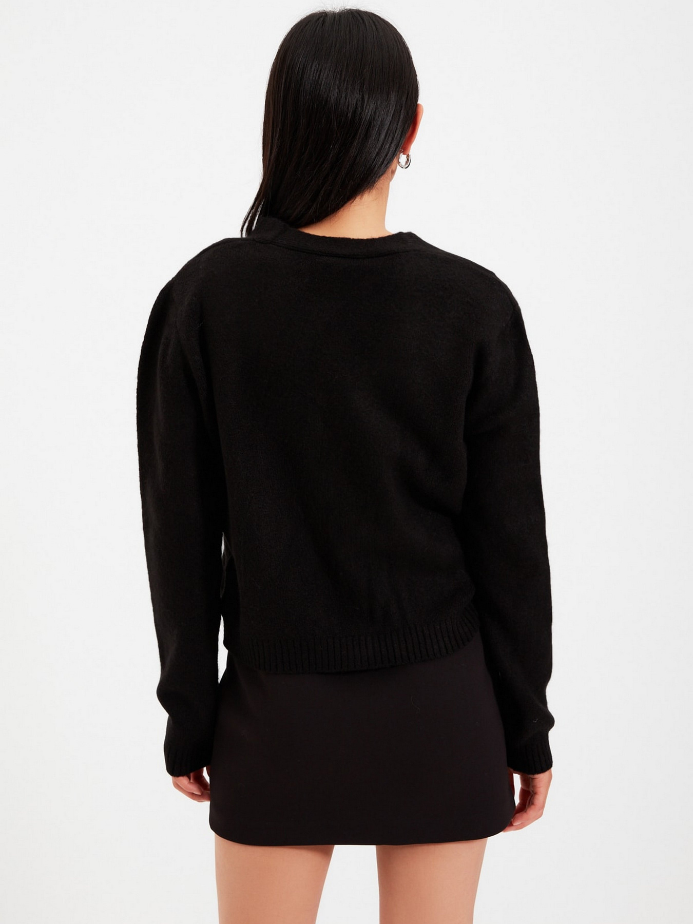 Кардиган Trendyol модель TWOAW22KZ0779/Siyah Фото