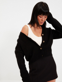 Кардиган Trendyol модель TWOAW22KZ0779/Siyah Фото