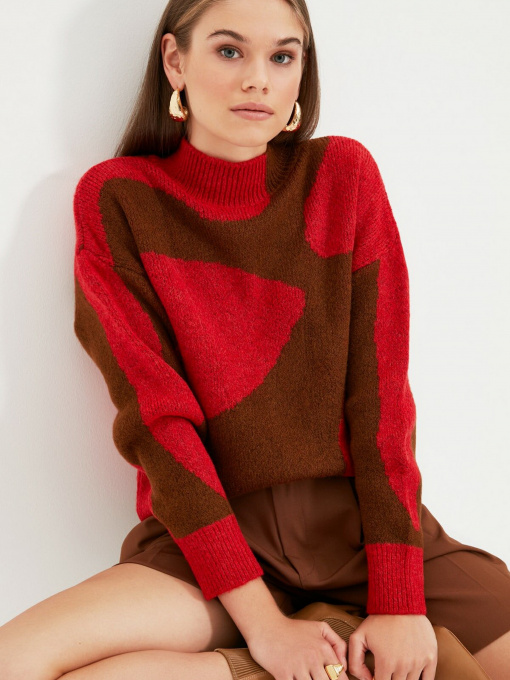 Джемпер Trendyol модель TWOAW22KZ0472/Kiremit Фото