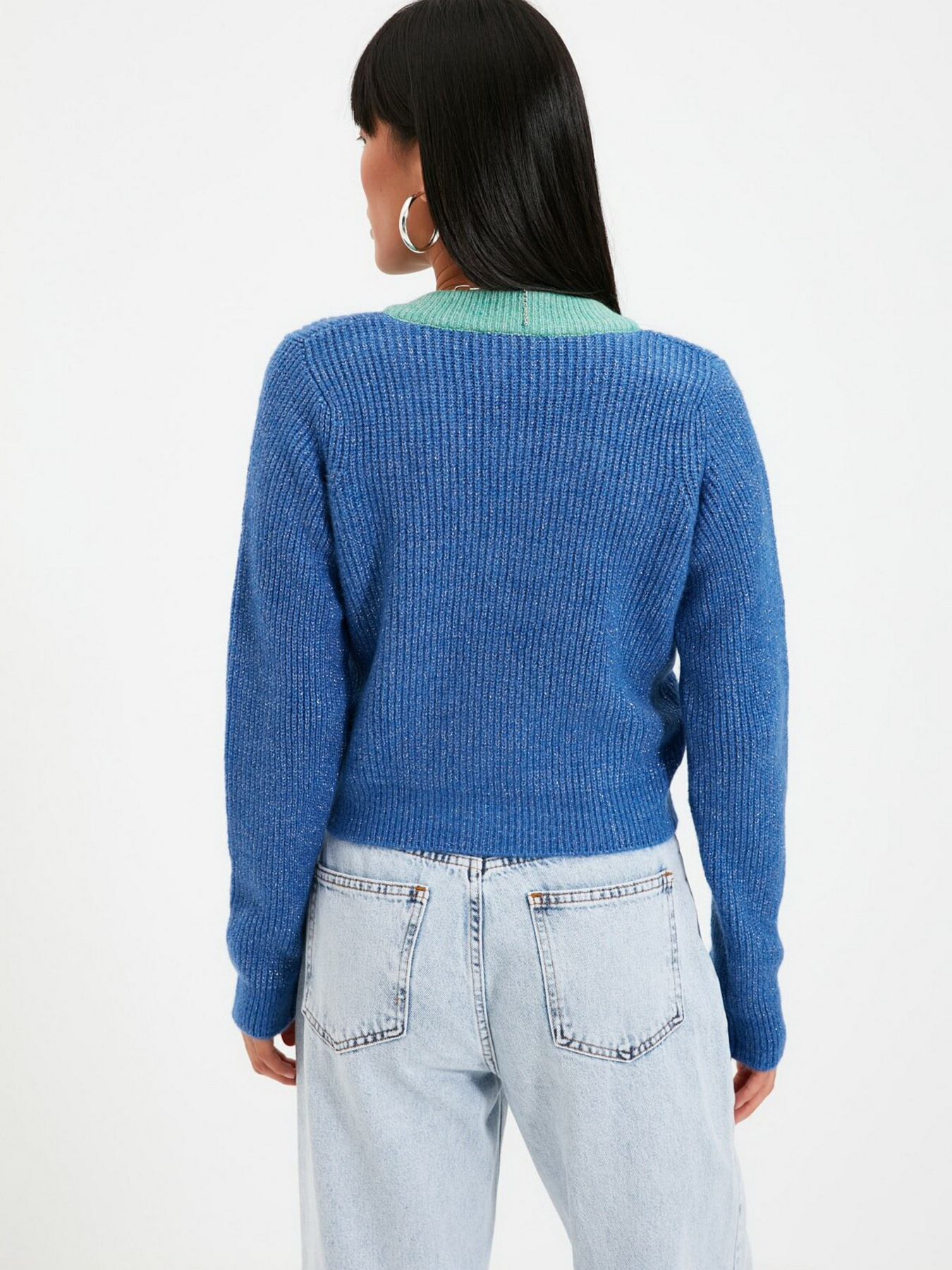 Джемпер Trendyol модель TWOAW22KZ0496/Mavi Фото