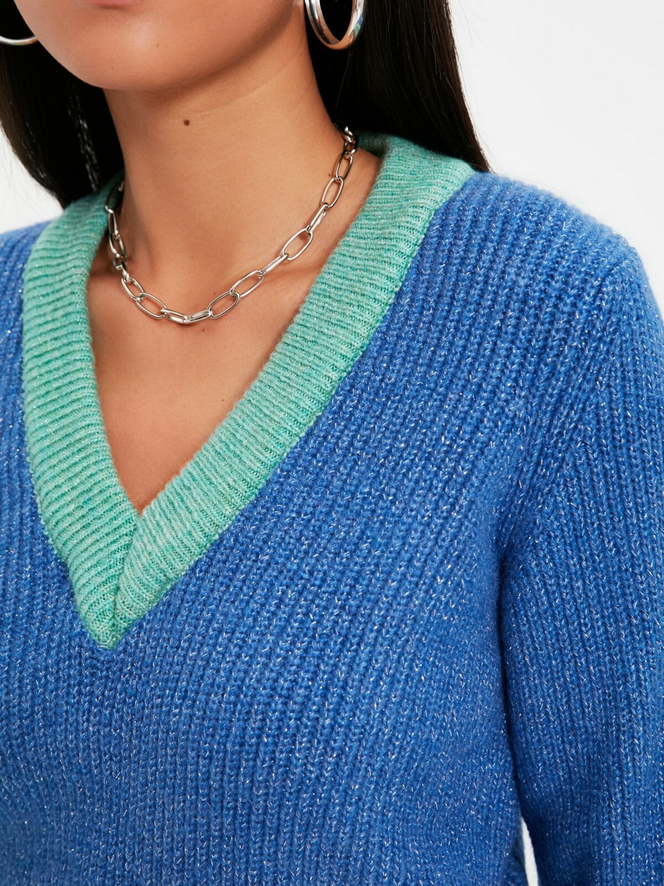 Джемпер Trendyol модель TWOAW22KZ0496/Mavi Фото