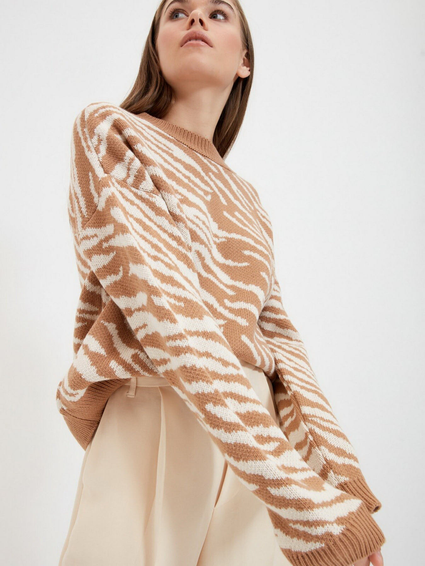 Джемпер Trendyol модель TWOAW22KZ0499/Camel Фото