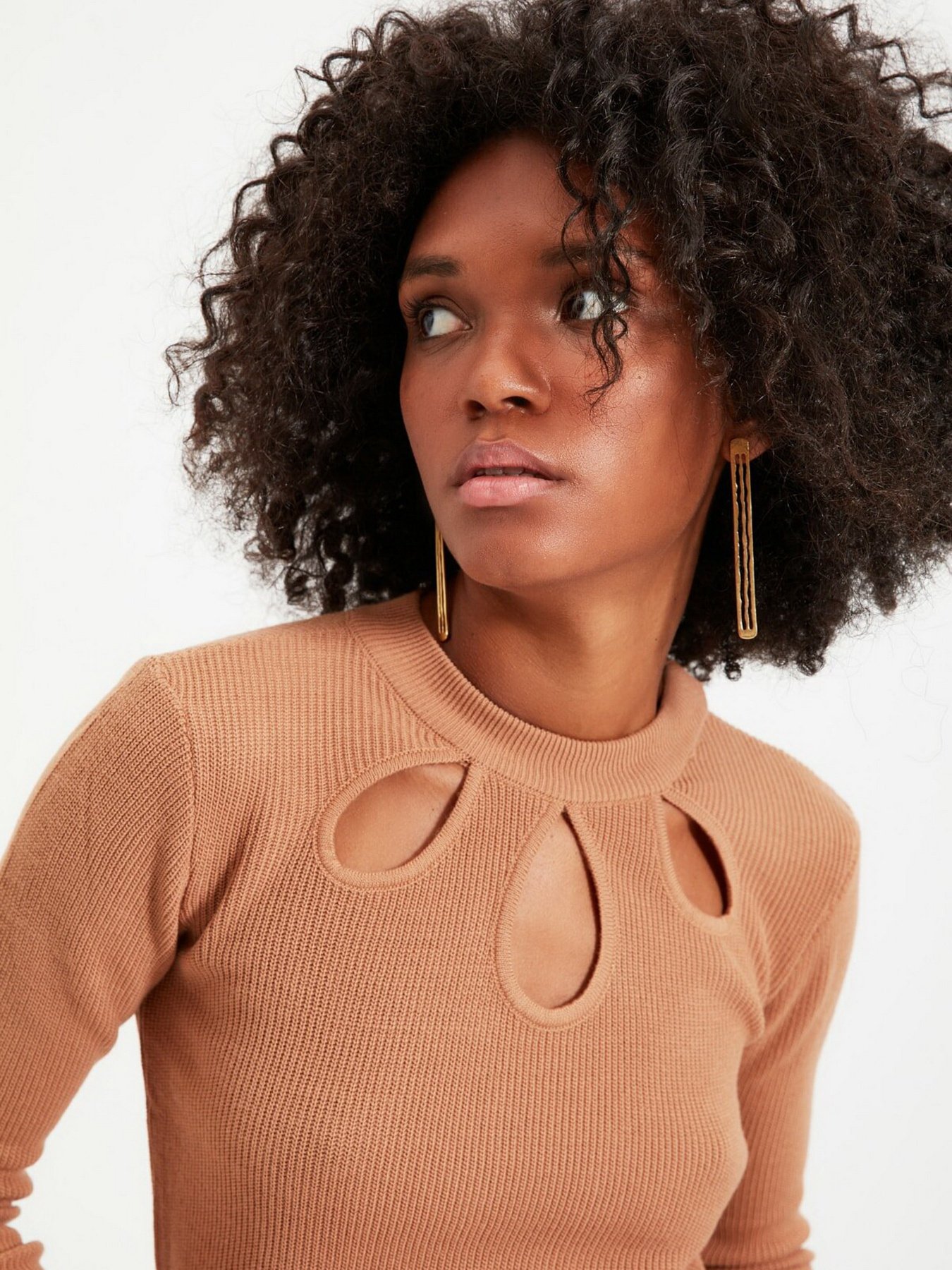 Джемпер Trendyol модель TWOAW22KZ0501/Camel Фото