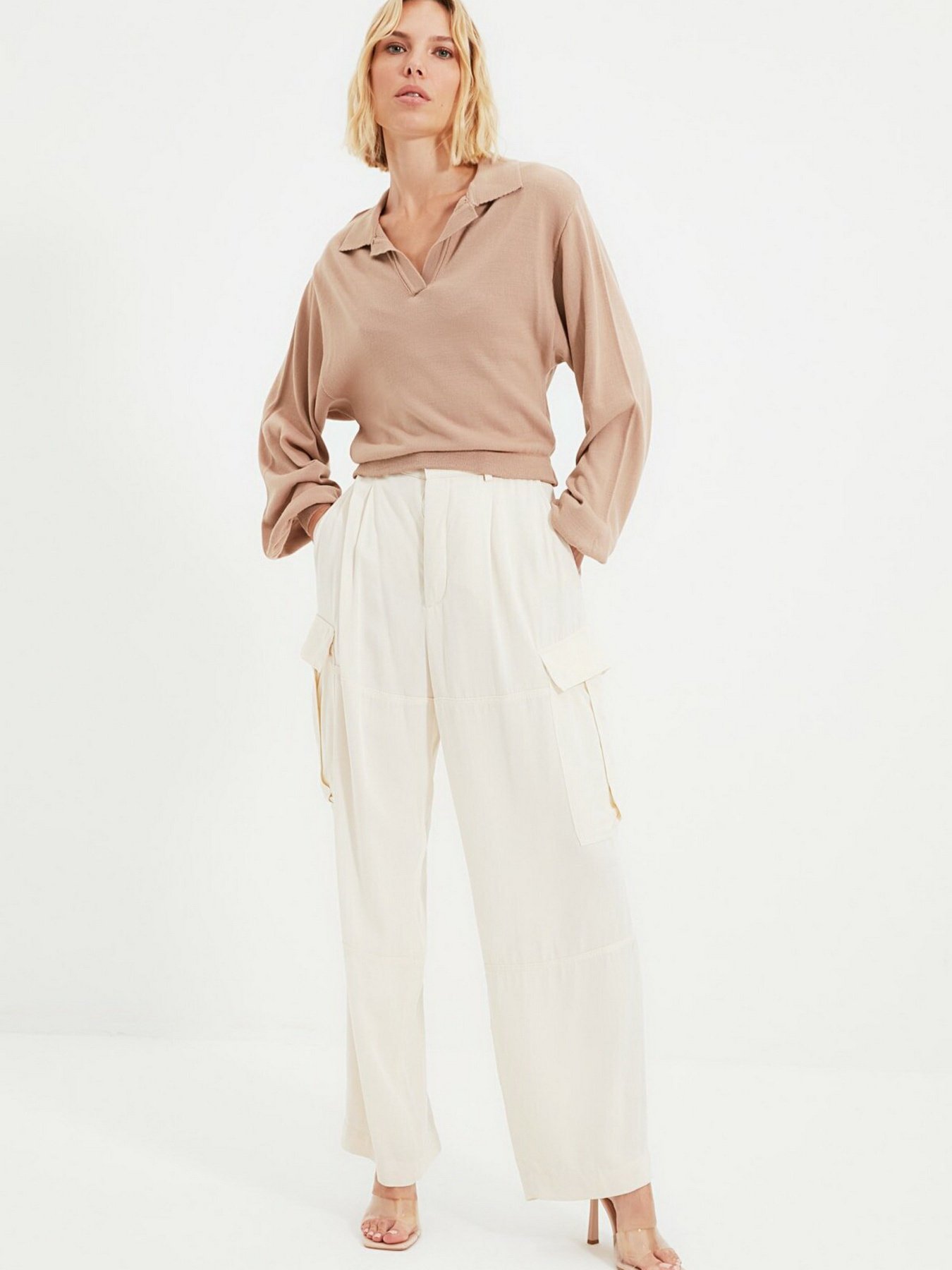 Джемпер Trendyol модель TWOAW22KZ0508/Bej Фото