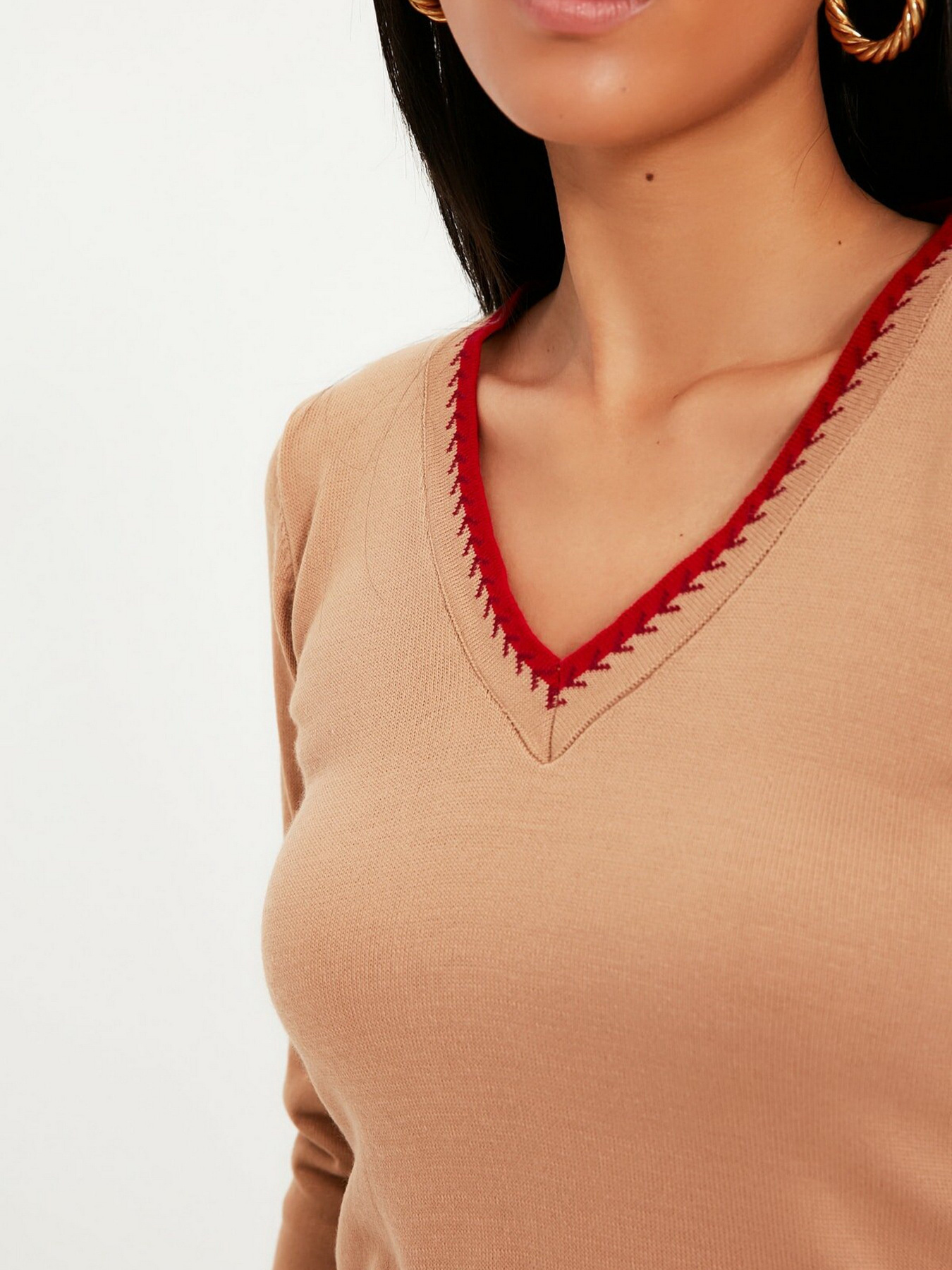 Джемпер Trendyol модель TWOAW22KZ0541/Camel Фото