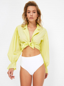 Блуза Trendyol модель TBESS21BZ2131/Yesil Блуза Trendyol модель TBESS21BZ2131/Yesil Фото