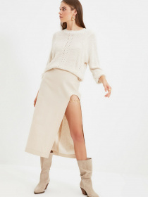 Свитер Trendyol модель TWOAW22KZ0679/Ekru Фото