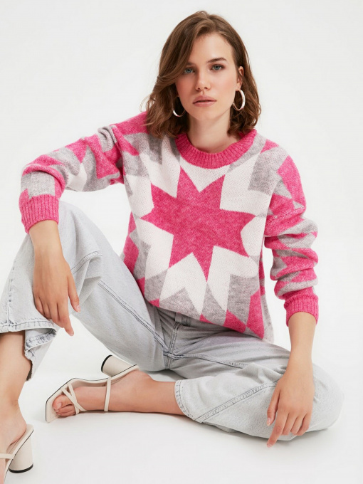 Джемпер Trendyol модель TWOAW22KZ0681/Pembe Фото