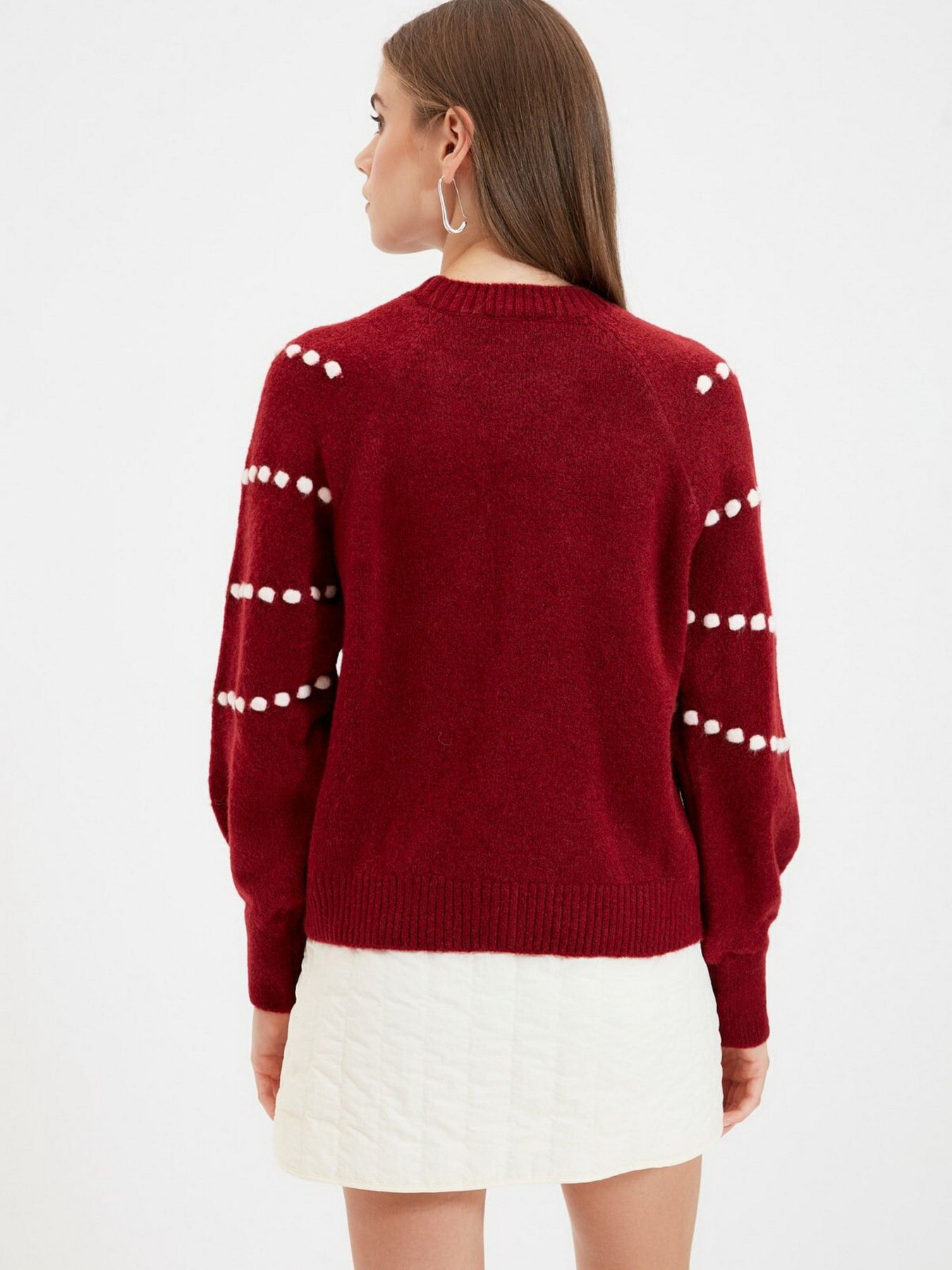 Джемпер Trendyol модель TWOAW22KZ0707/Bordo Фото