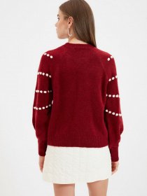 Джемпер Trendyol модель TWOAW22KZ0707/Bordo Фото