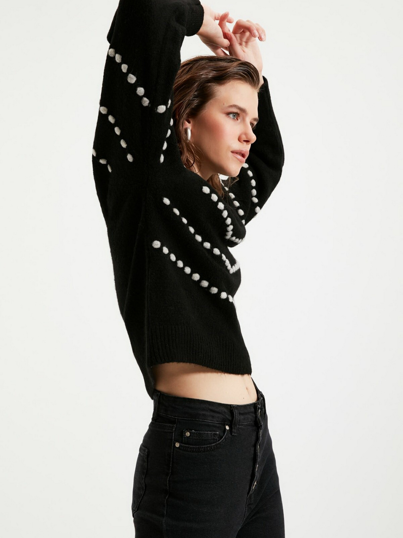 Джемпер Trendyol модель TWOAW22KZ0707/Siyah Фото