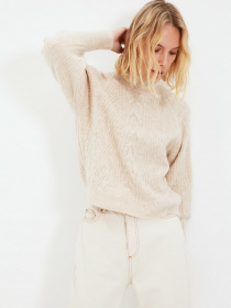 Джемпер Trendyol модель TWOAW22KZ0711/Tas Джемпер Trendyol модель TWOAW22KZ0711/Tas Фото