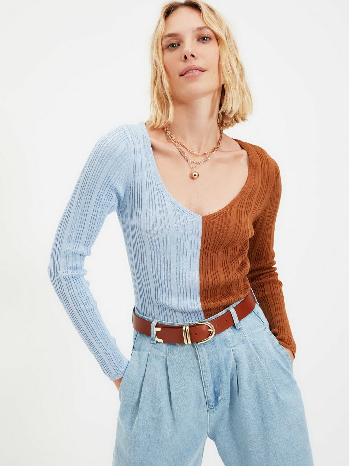 Джемпер Trendyol модель TWOAW22KZ0719/Mavi Фото