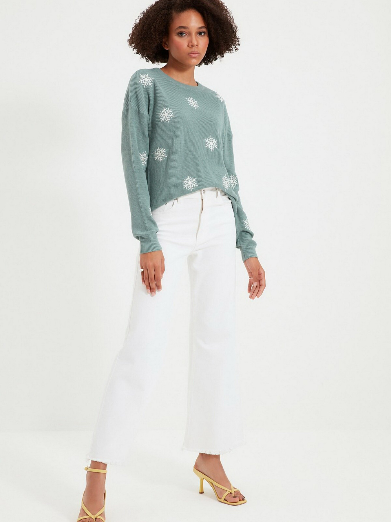 Джемпер Trendyol модель TWOAW22KZ0736/Mint Фото