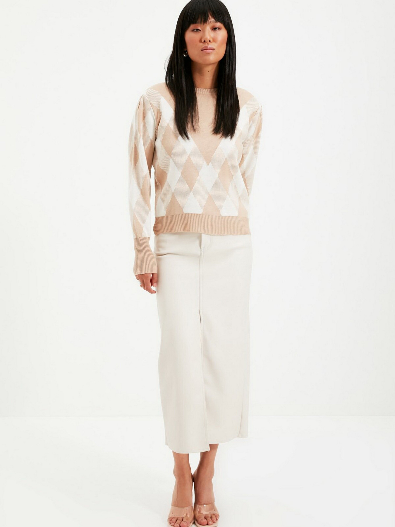 Джемпер Trendyol модель TWOAW22KZ0747/Bej Фото