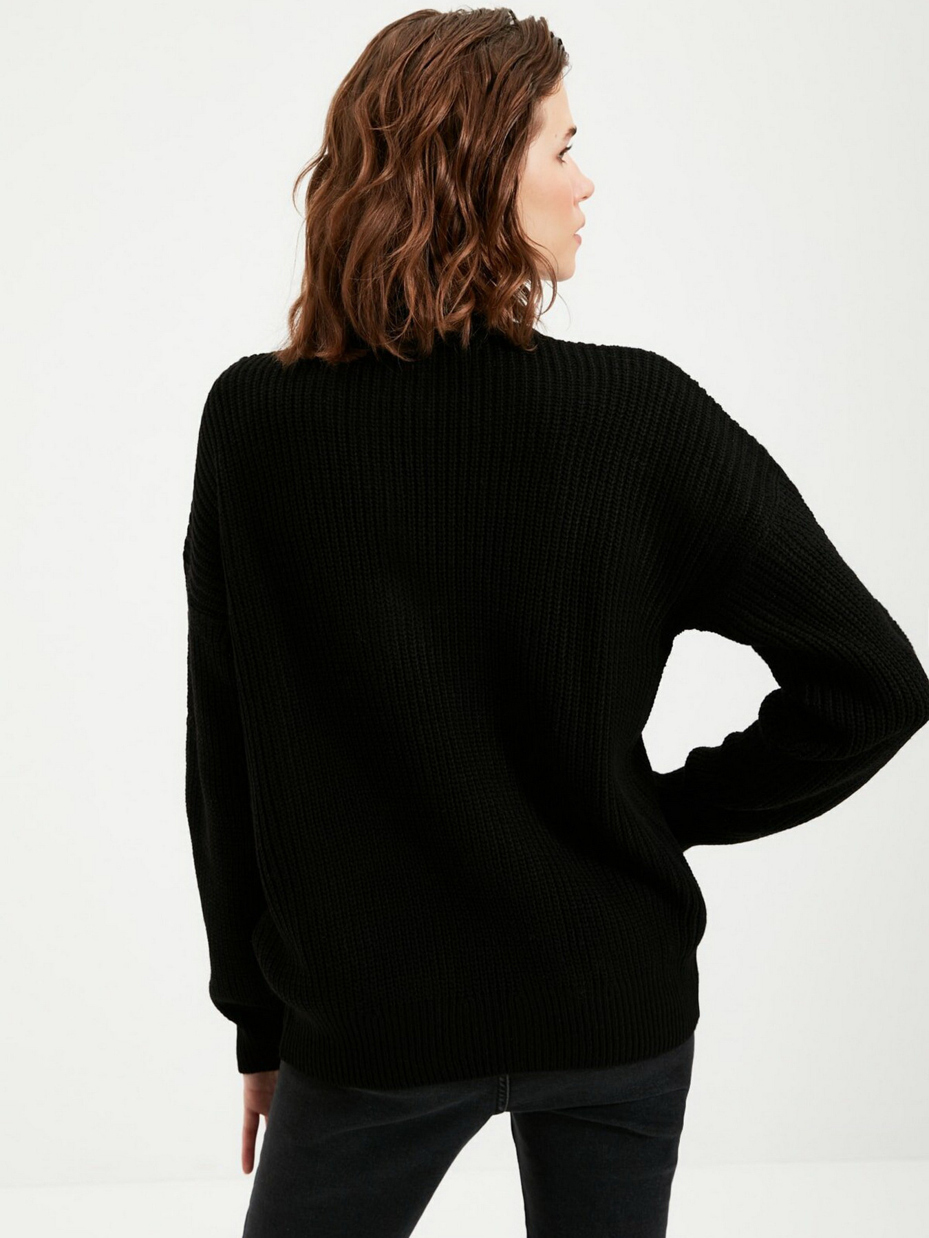 Джемпер Trendyol модель TWOAW22KZ0756/Siyah Фото