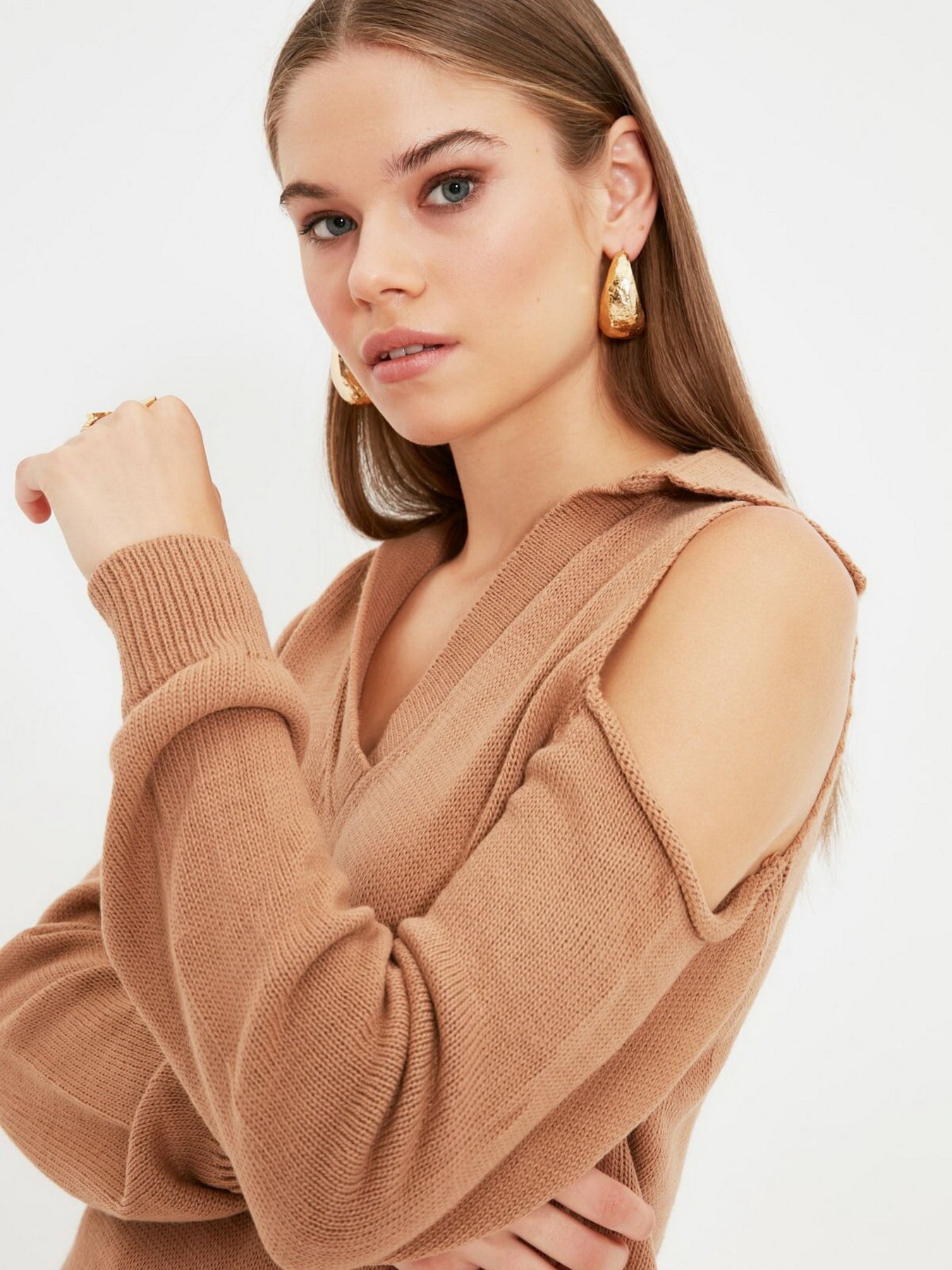 Джемпер Trendyol модель TWOAW22KZ0783/Camel Фото