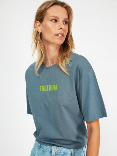 Футболки і поло Trendyol модель TWOSS21TS0316/Indigo - фото