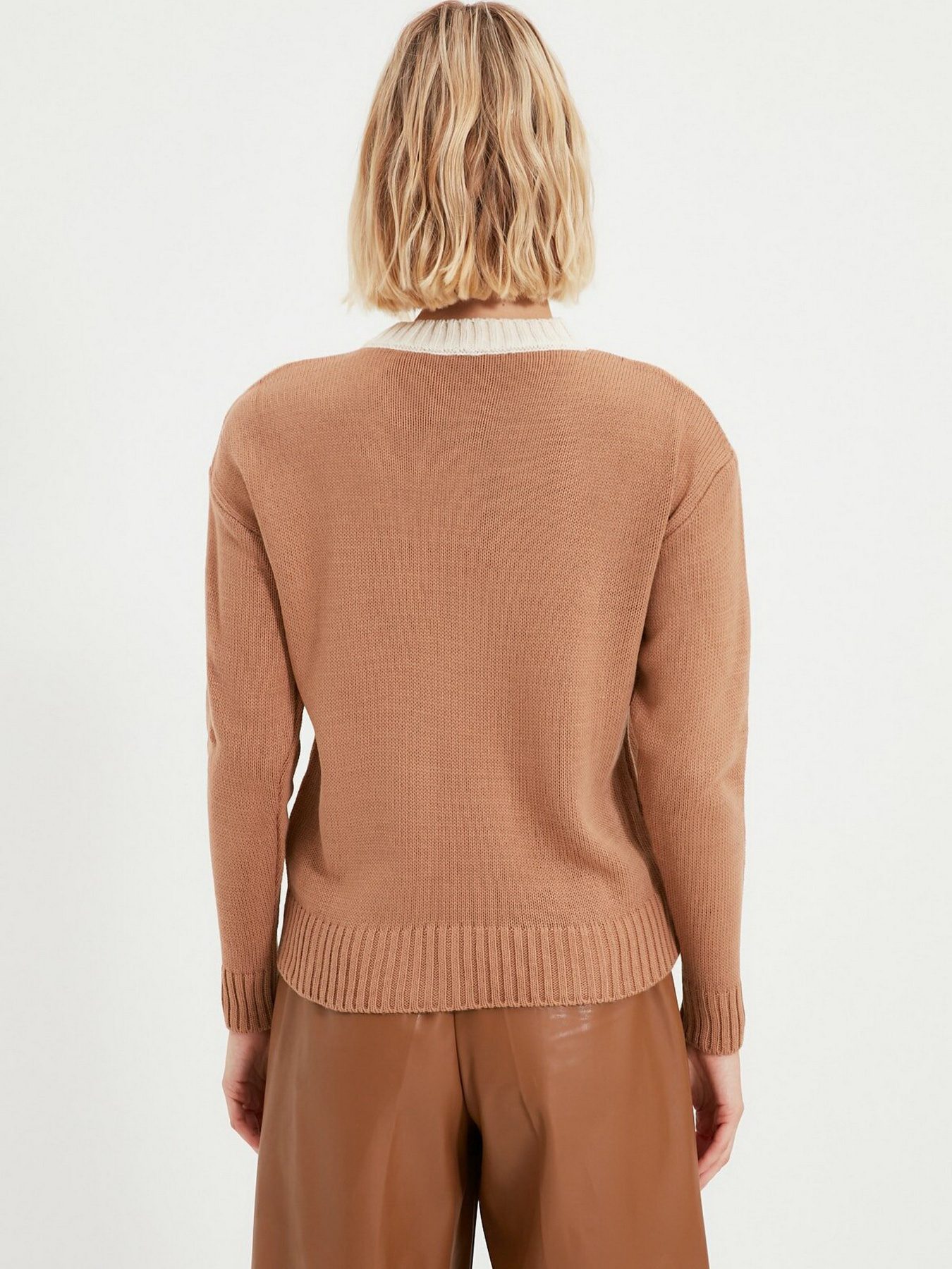Джемпер Trendyol модель TWOAW22KZ0876/Camel Фото