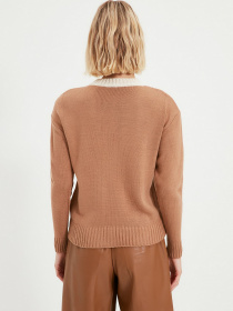 Джемпер Trendyol модель TWOAW22KZ0876/Camel Джемпер Trendyol модель TWOAW22KZ0876/Camel Фото