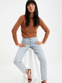 Джемпер Trendyol модель TWOAW22KZ0882/Camel Фото