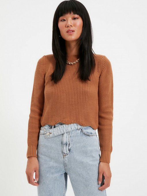 Джемпер Trendyol модель TWOAW22KZ0882/Camel Фото