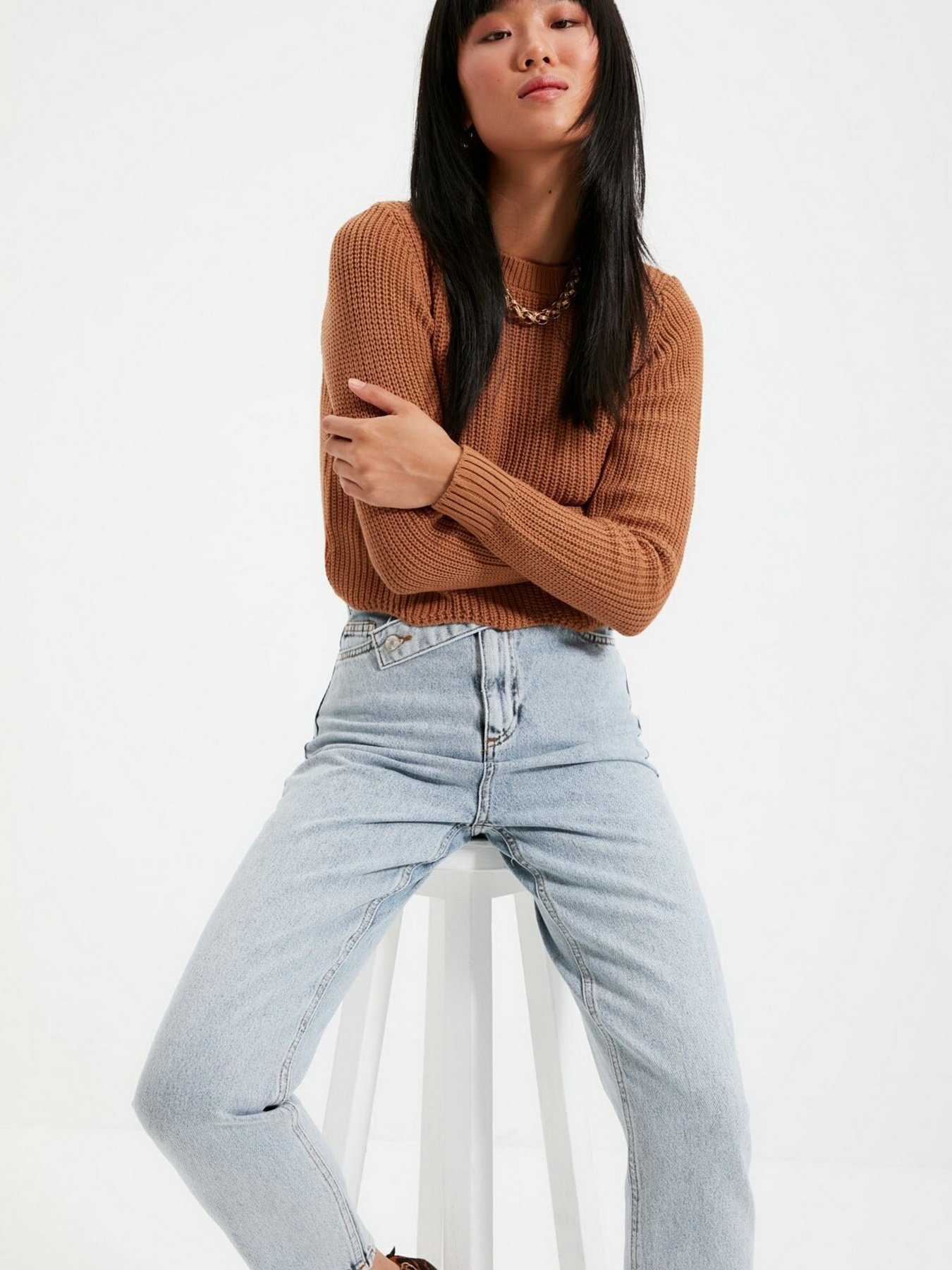 Джемпер Trendyol модель TWOAW22KZ0882/Camel Фото