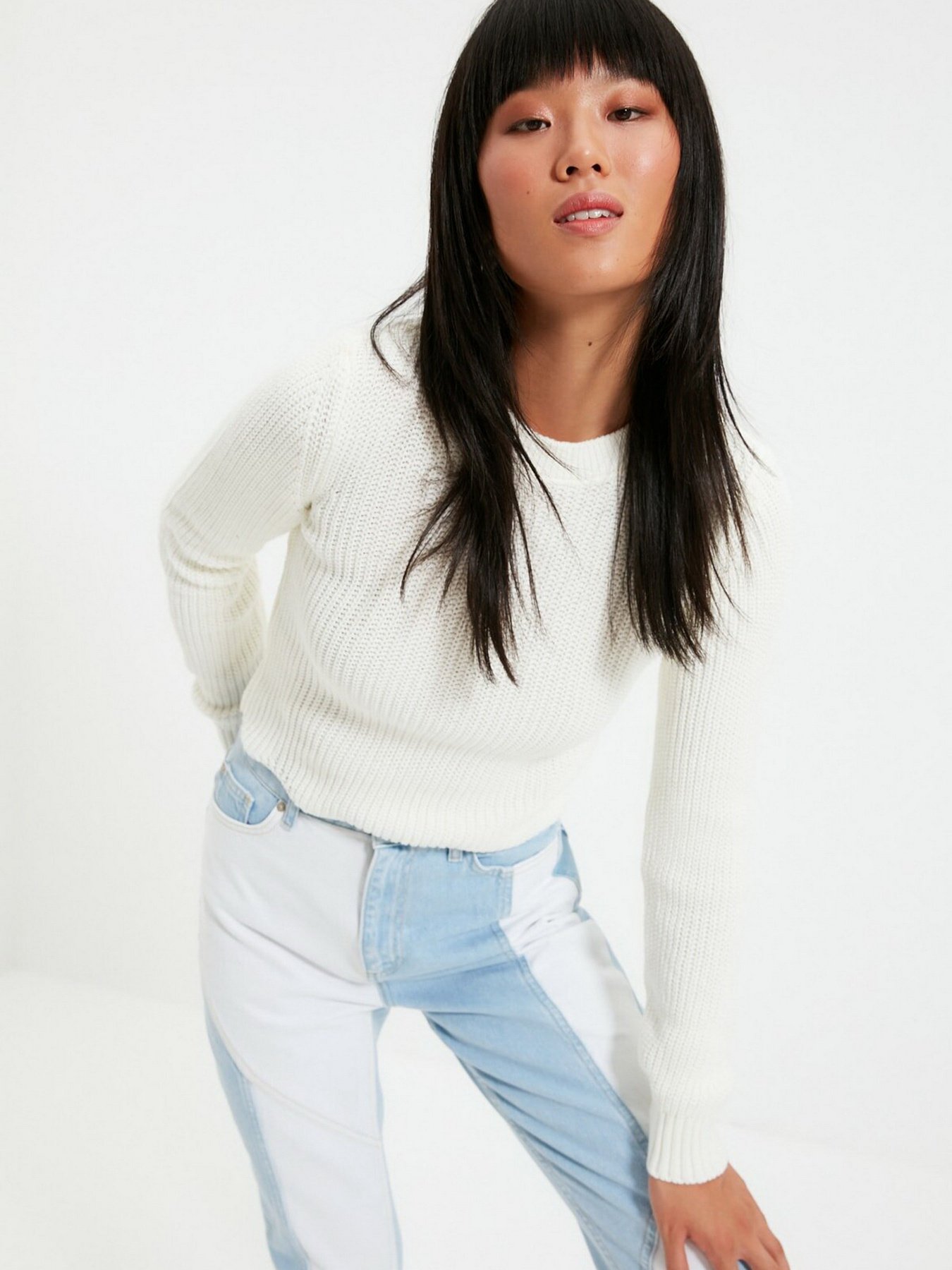 Джемпер Trendyol модель TWOAW22KZ0882/Ekru Фото