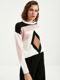 Джемпер Trendyol модель TWOAW22KZ0884/Ekru Джемпер Trendyol модель TWOAW22KZ0884/Ekru Фото