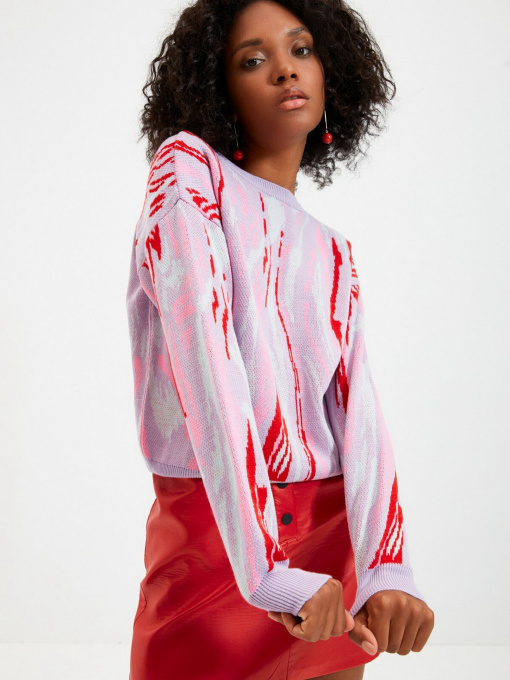 Джемпер Trendyol модель TWOAW22KZ0909/Lila Фото