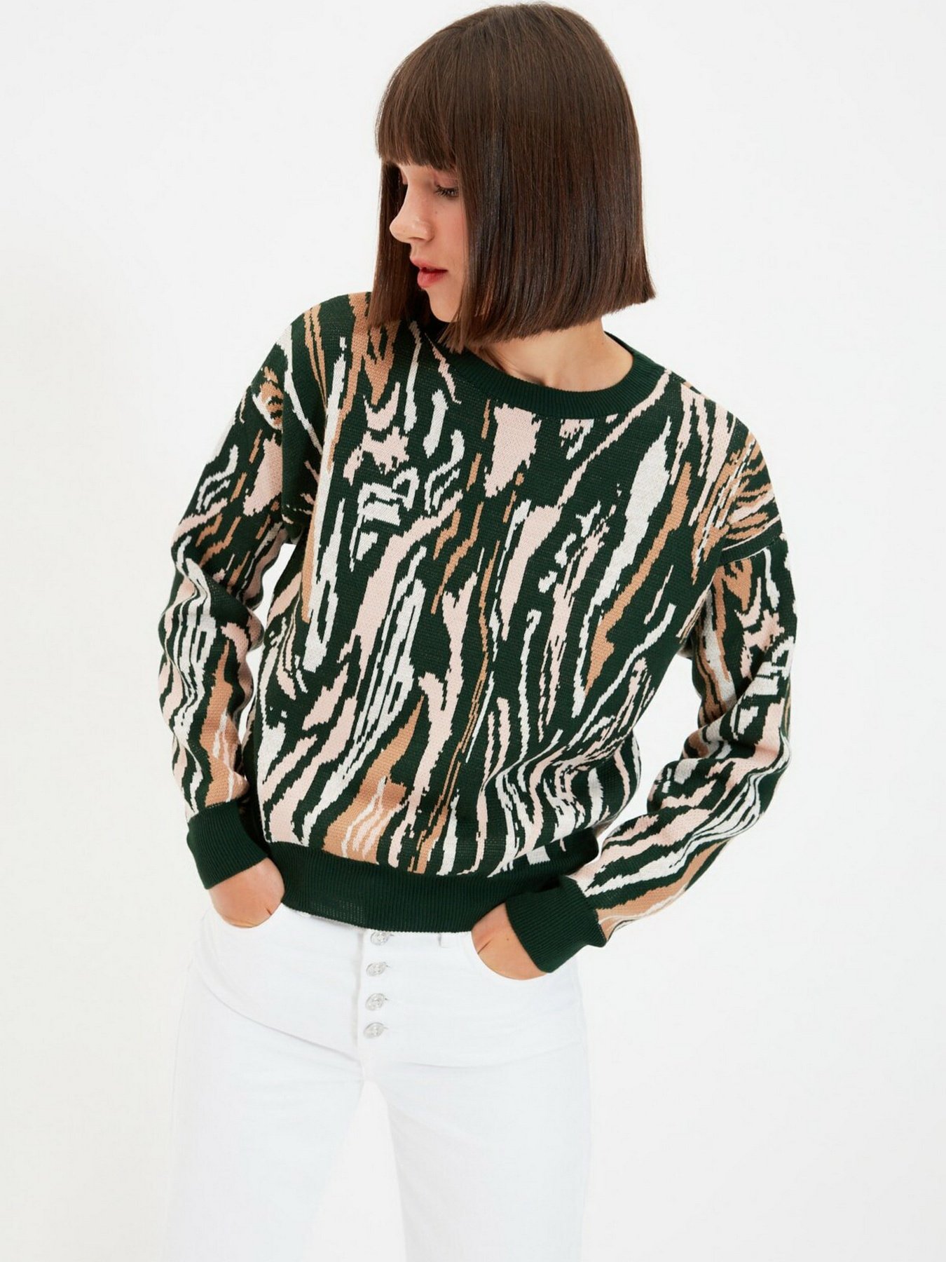 Джемпер Trendyol модель TWOAW22KZ0909/Zumrut Yesili Фото