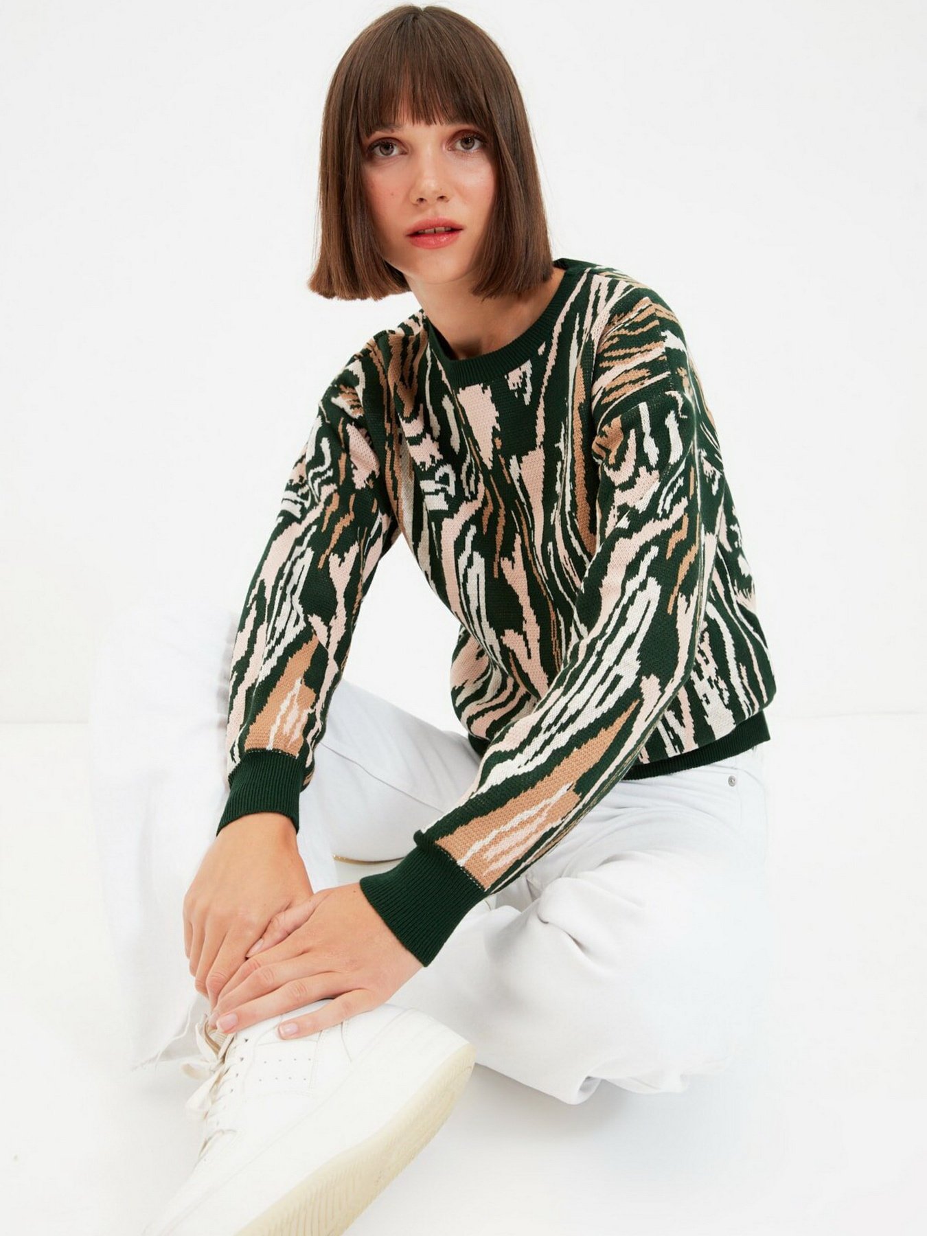 Джемпер Trendyol модель TWOAW22KZ0909/Zumrut Yesili Фото