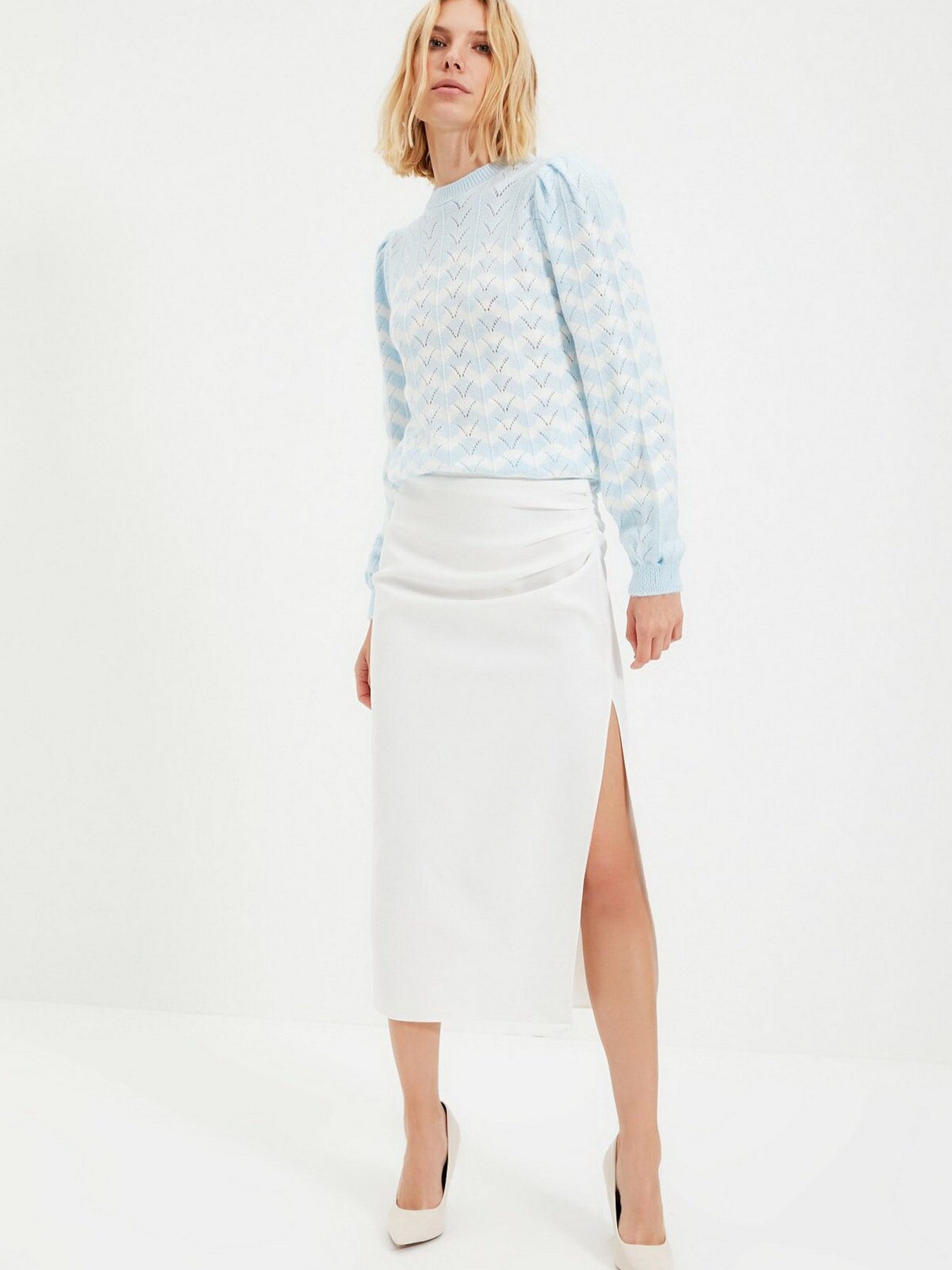 Джемпер Trendyol модель TWOAW22KZ0914/Acik Mavi Фото