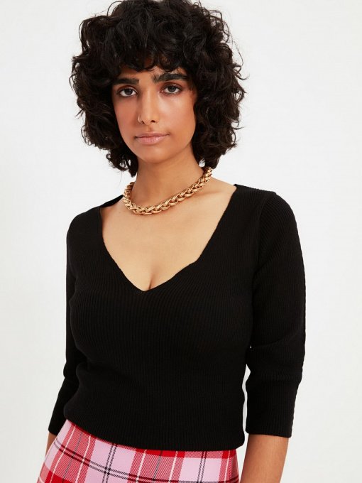 Джемпер Trendyol модель TWOAW22KZ0977/Siyah Фото