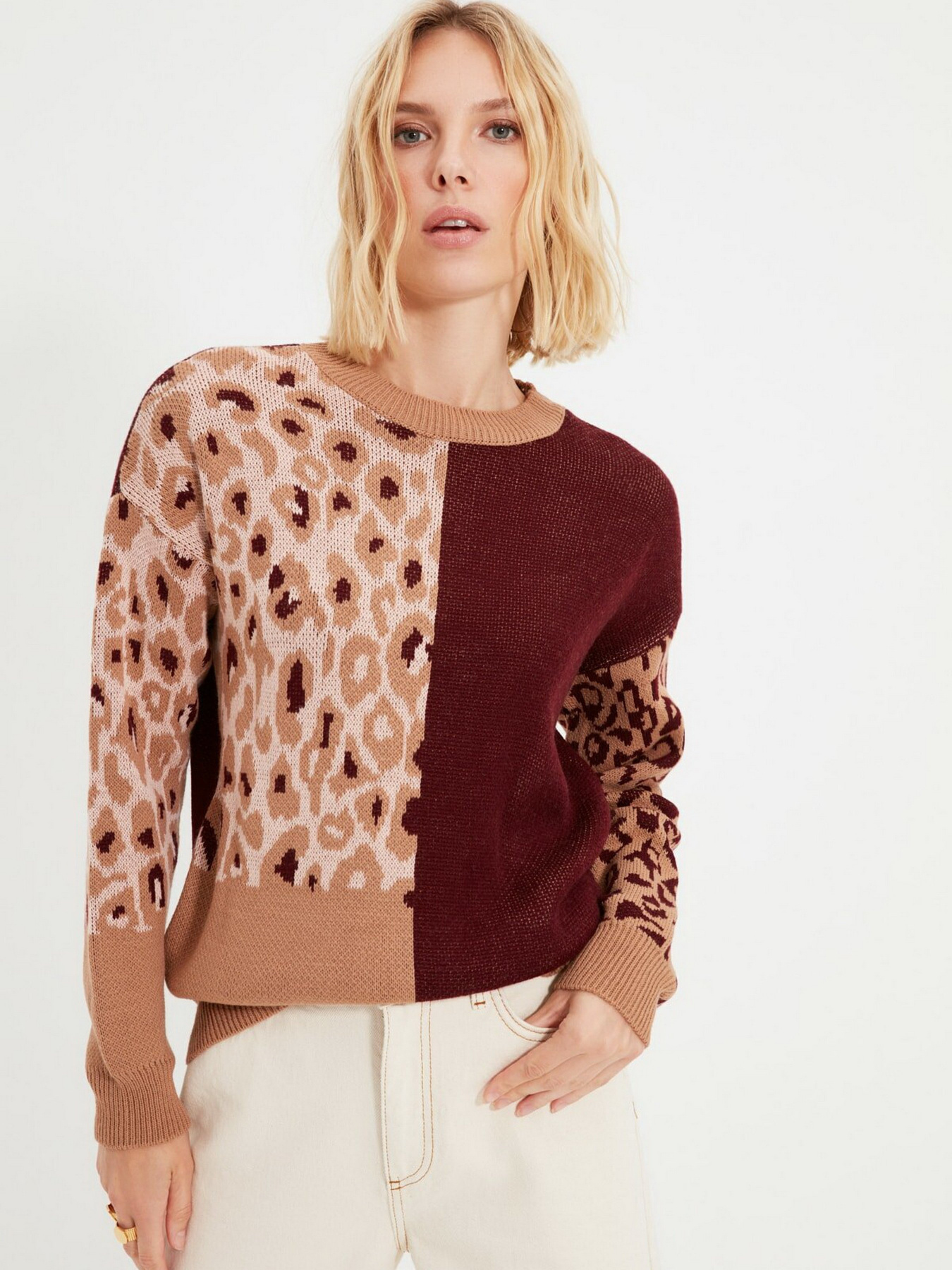 Джемпер Trendyol модель TWOAW22KZ1011/Camel Фото