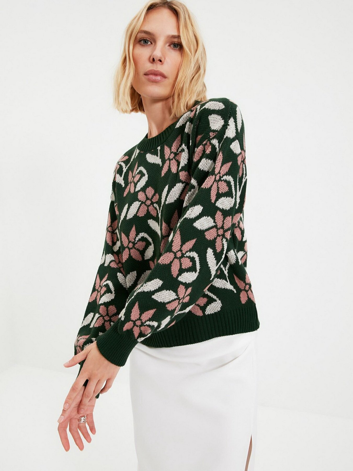 Джемпер Trendyol модель TWOAW22KZ1012/Zumrut Yesili Фото