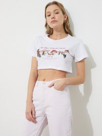 Футболка Trendyol модель TWOSS21TS2907/Beyaz Фото