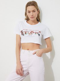 Футболка Trendyol модель TWOSS21TS2907/Beyaz Фото