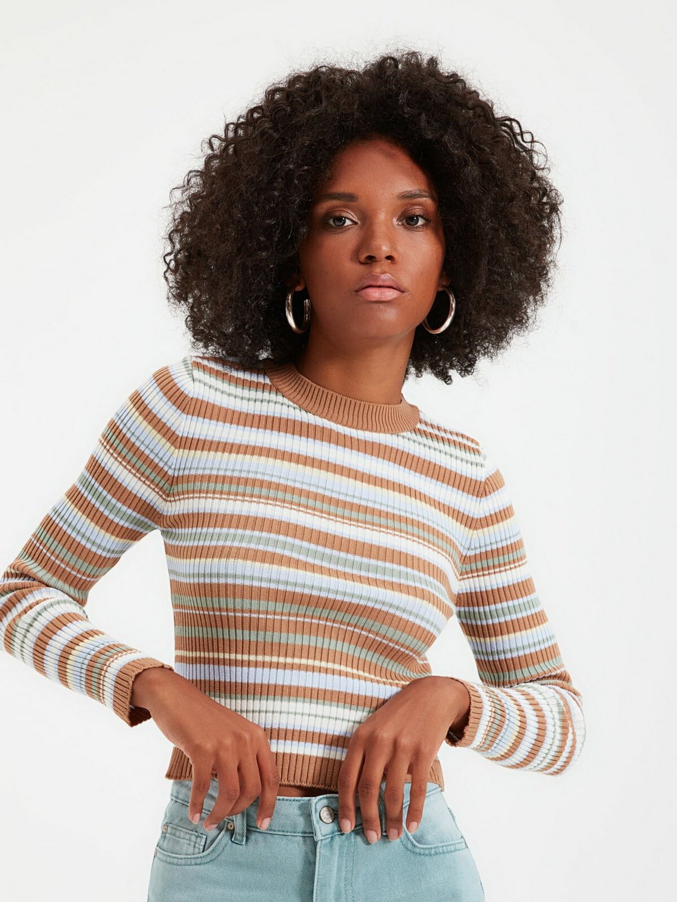 Джемпер Trendyol модель TWOAW22KZ1114/Camel Джемпер Trendyol модель TWOAW22KZ1114/Camel Фото