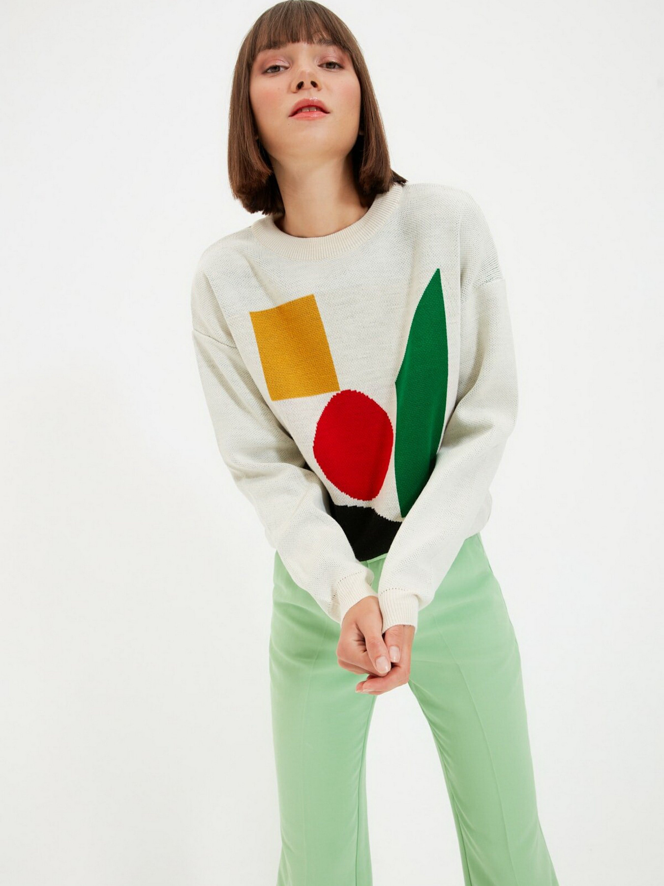 Джемпер Trendyol модель TWOAW22KZ1148/Tas Фото