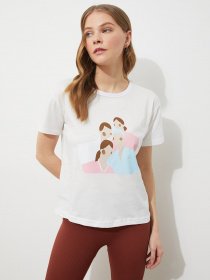 Футболка Trendyol модель TWOSS21TS2548/Beyaz Фото