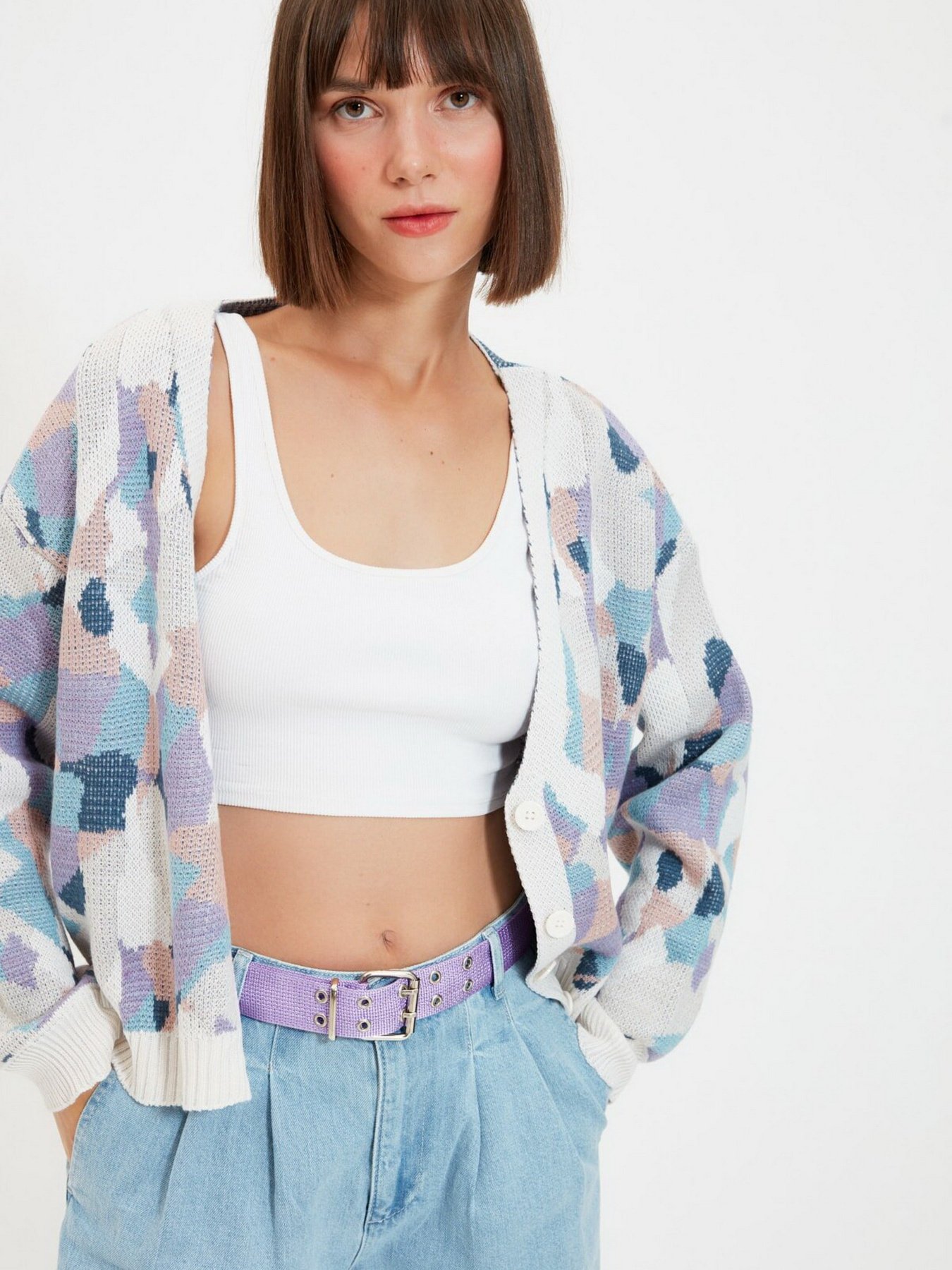 Кардиган Trendyol модель TWOAW22KZ1163/Tas Фото