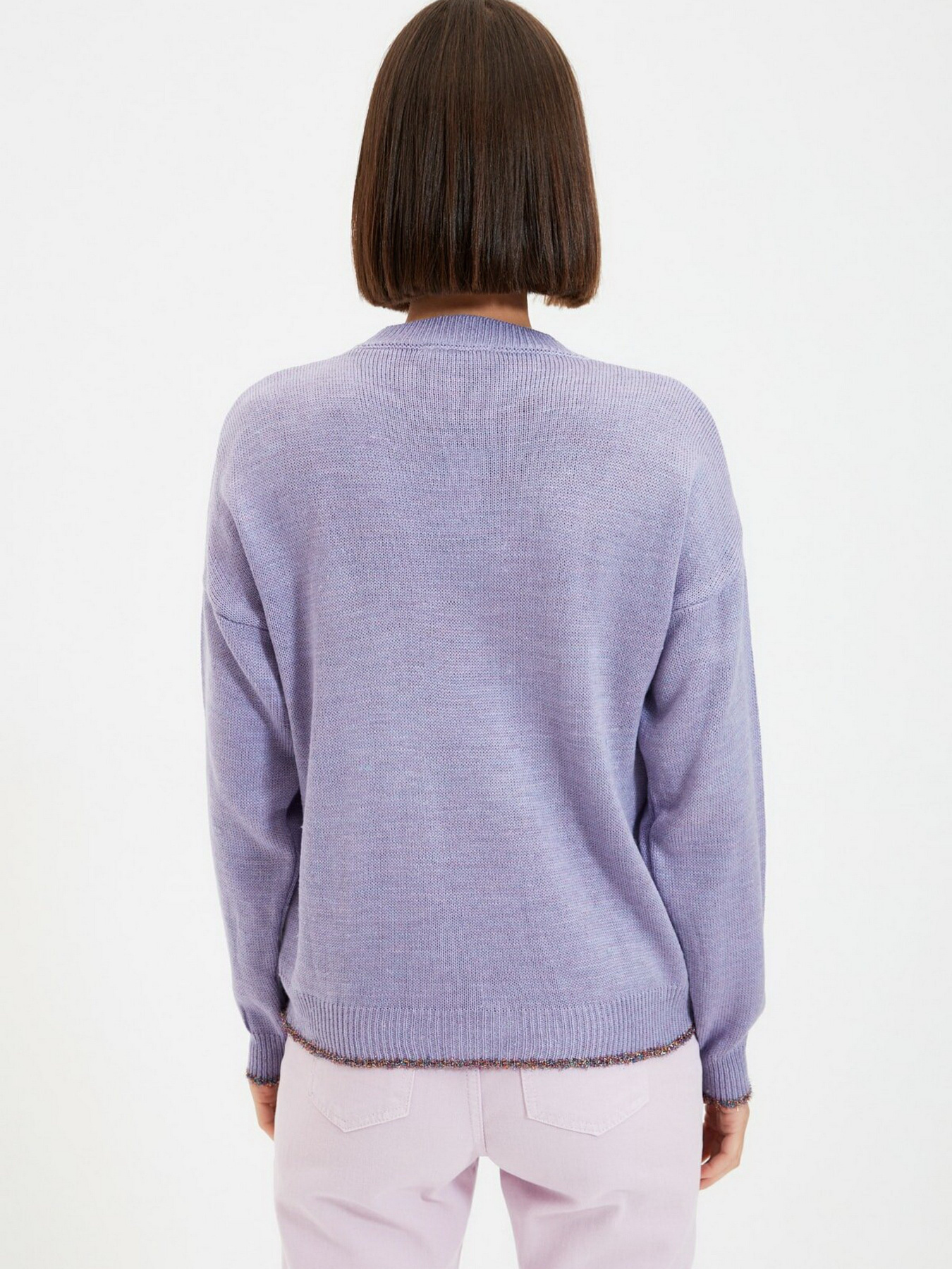 Джемпер Trendyol модель TWOAW22KZ1166/Lila Фото