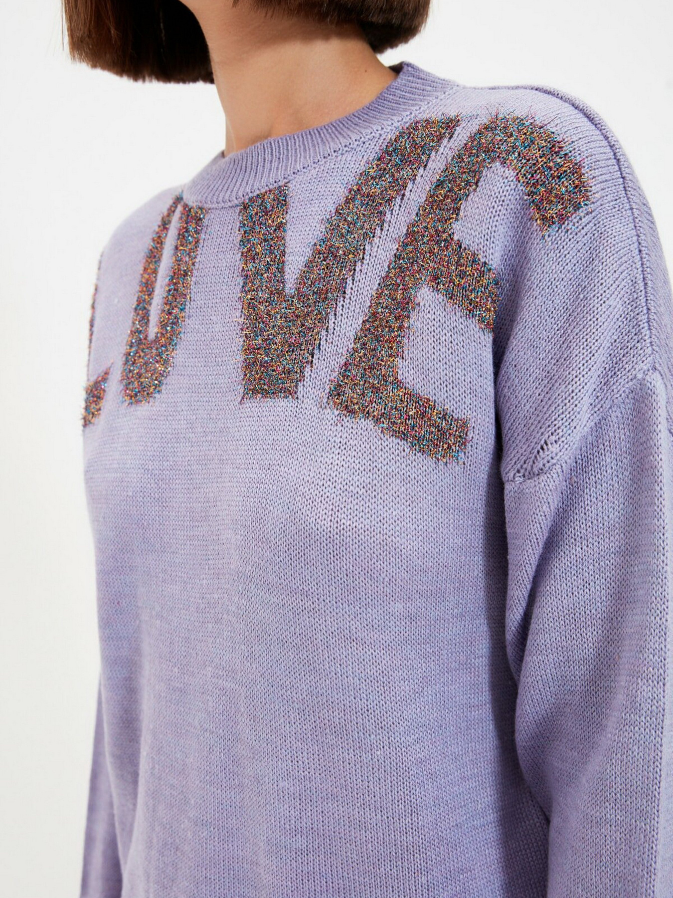 Джемпер Trendyol модель TWOAW22KZ1166/Lila Фото