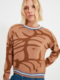 Джемпер Trendyol модель TWOAW22KZ1212/Camel Джемпер Trendyol модель TWOAW22KZ1212/Camel Фото