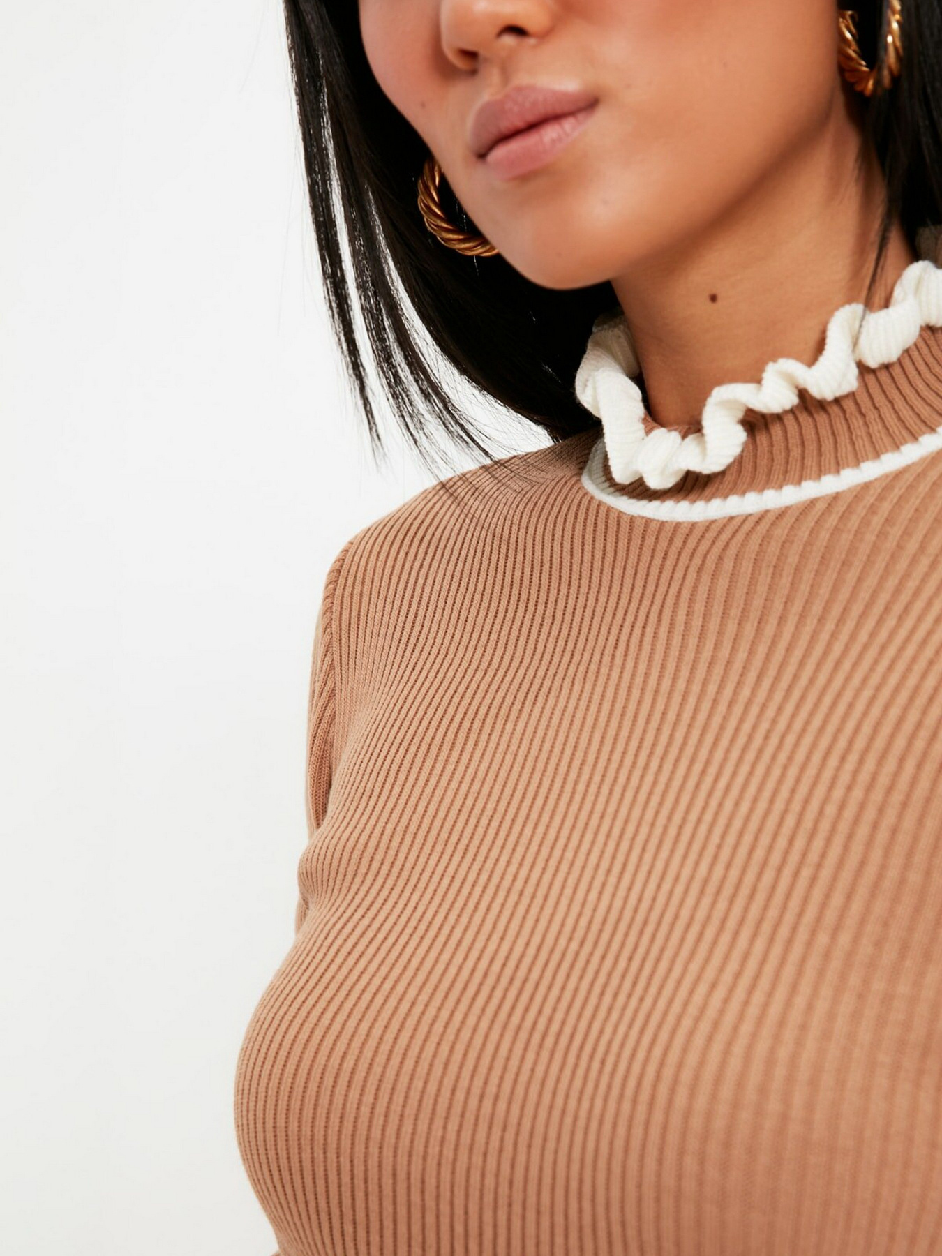 Джемпер Trendyol модель TWOAW22KZ1250/Camel Джемпер Trendyol модель TWOAW22KZ1250/Camel Фото