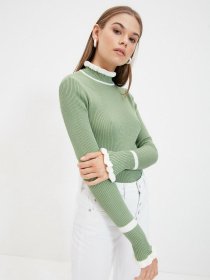 Джемпер Trendyol модель TWOAW22KZ1250/Mint Фото