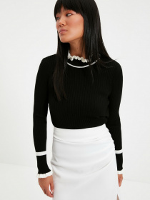 Джемпер Trendyol модель TWOAW22KZ1250/Siyah Джемпер Trendyol модель TWOAW22KZ1250/Siyah Фото